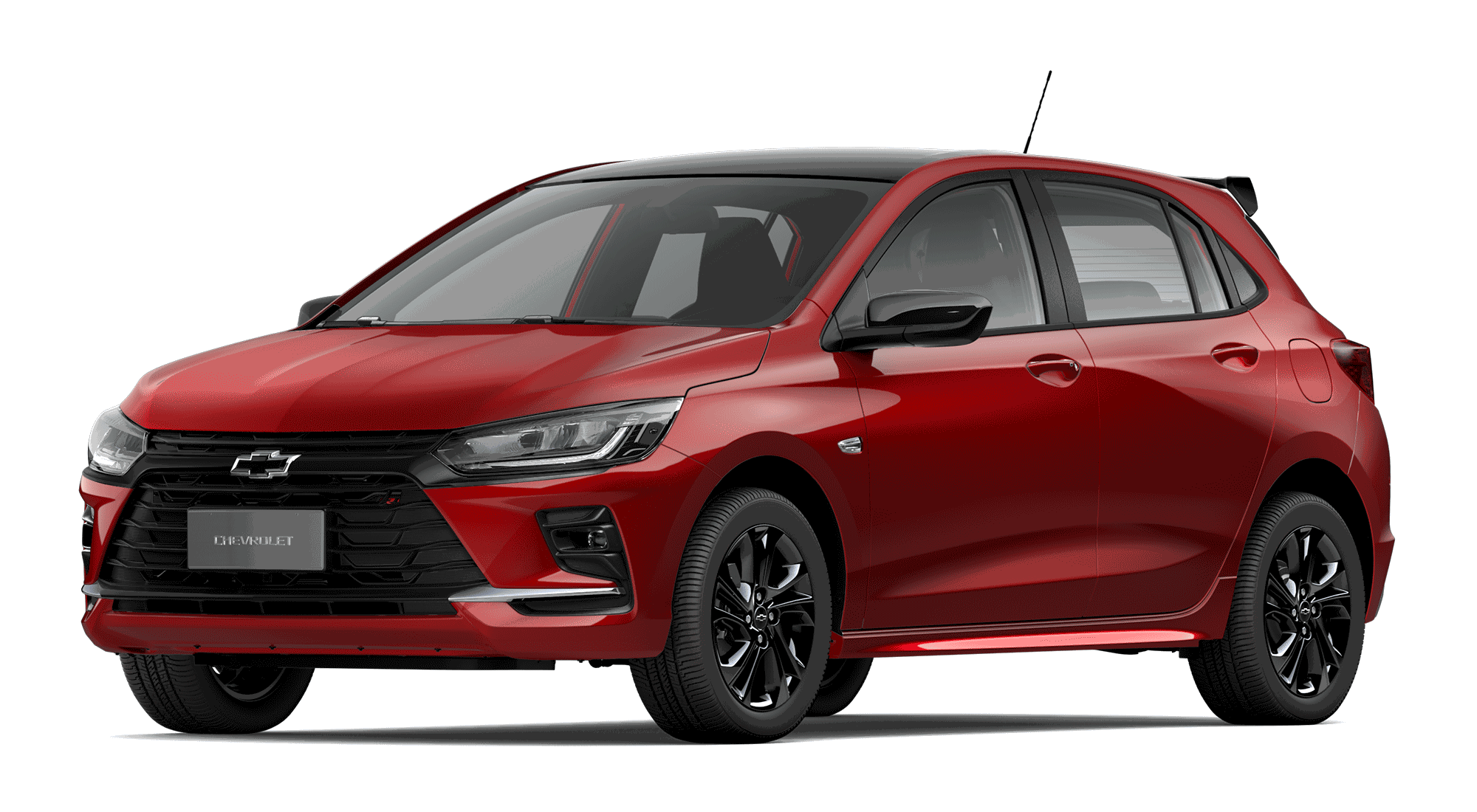 Chevrolet Onix 2026 en color Rojo Fuego.