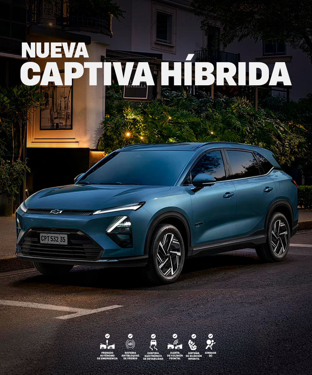 Banner Nueva Chevrolet Captiva Híbrida